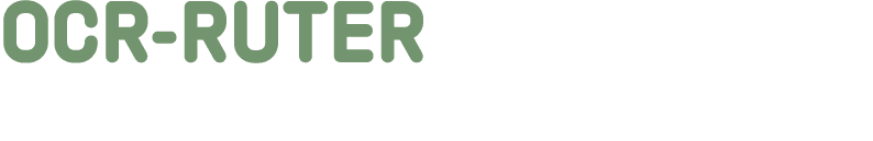 OCR ruter 